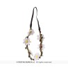 COURONNE DE FLEURS BLANCHES TYPE MARGUERITE