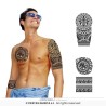 TATOUAGE MAORIES 30 X 14 CM