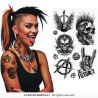 TATOUAGE PUNK 30 X 14 CM