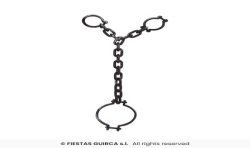 CHAINE OU MENOTTES DE COU ET POIGNETS 90 CM