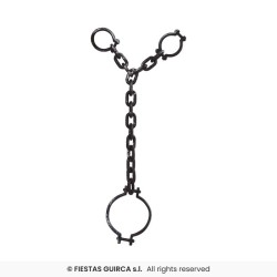 CHAINE OU MENOTTES DE COU ET POIGNETS 90 CM