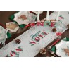 DECORATION PORTE BOUGIES LETTRES NOEL 26 X 3 X 8.5 CM