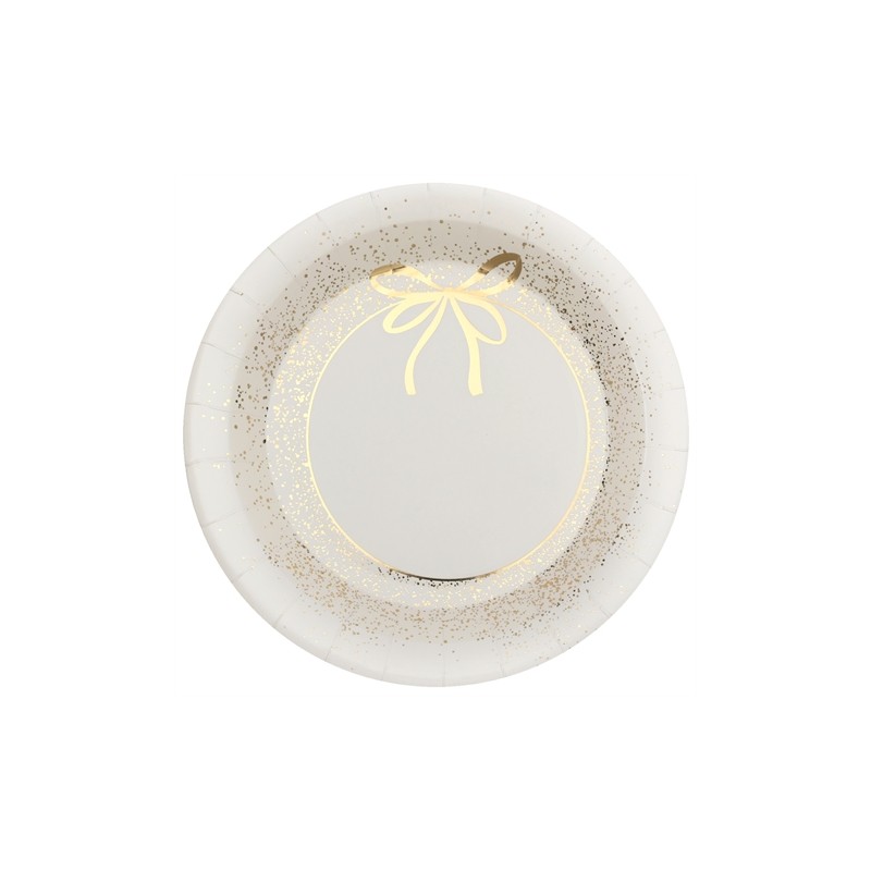 10 ASSIETTES ORNEMENT EINCELANT 22.5 CM 