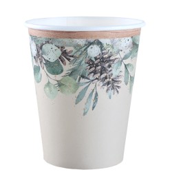 10 GOBELETS DOUCEUR D'HIVER 7.8 X 9.7 CM 27 CL