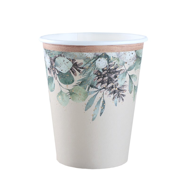 10 GOBELETS DOUCEUR D'HIVER 7.8 X 9.7 CM 27 CL 