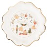 8 ASSIETTES MERVEILLEUX NOEL GOURMAND THEME NOEL 23 CM