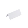 10 MARQUE-PLACES BLANC 9.5 X 4 CM 