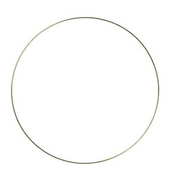 CERCLE A DECORER METAL OR 40 CM