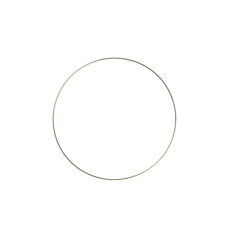 CERCLE A DECORER METAL OR 40 CM 