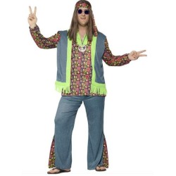 DEGUISEMENT HOMME HIPPIE TAILLE L