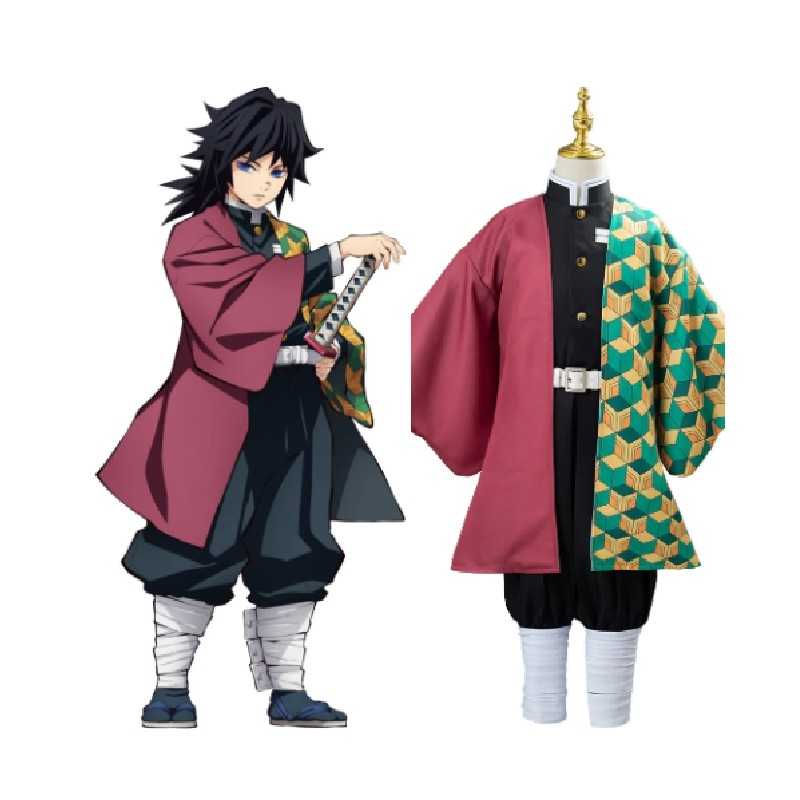 DEGUISEMENT DEMON SLAYER TOMIOKA GIYU TAILLE XS