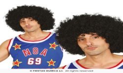 PERRUQUE AFRO NOIRE FRISEE