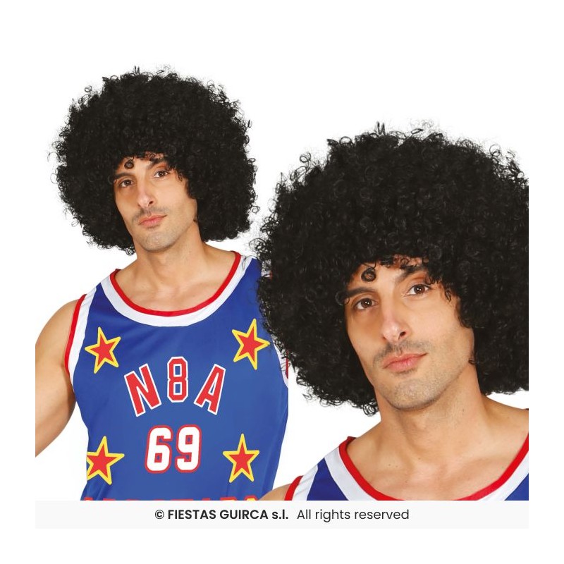 PERRUQUE AFRO NOIRE FRISEE