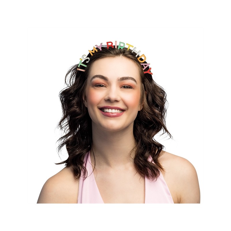 SERRE TETE IT'S MY BIRTHDAY METAL MULTICOLORE