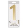 BOUGIE GEANTE OR CHIFFRE 1