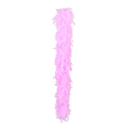BOA EN PLUMES 160 CM ROSE