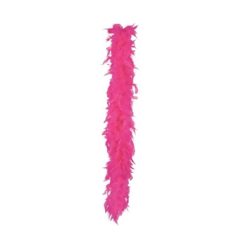 BOA EN PLUMES 160 CM FUSCHIA