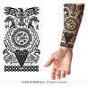 TATOUAGE VIKING AIGLE ET DRAGONS 30 X 14 CM