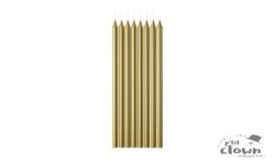 24 BOUGIES FINES OR 15.3 CM