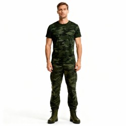 DEGUISEMENT MILITAIRE CAMOUFLAGE TAILLE XL