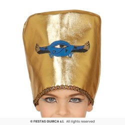 DEGUISEMENT PHARAON EGYPTIEN TOUTANKAMON BLANC ET OR TAILLE 3-4 ANS