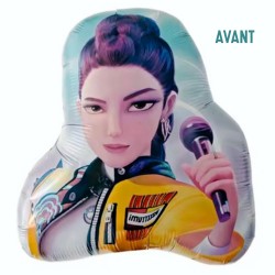 BALLON METALLIQUE K-POP DEMON HUNTERS 50 CM