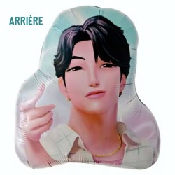 BALLON METALLIQUE K-POP DEMON HUNTERS 50 CM 