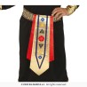 DEGUISEMENT PHARAON EGYPTIEN TOUTANKAMON NOIR TAILLE 7-9 ANS