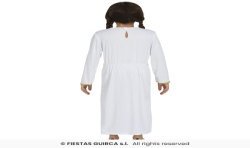 DEGUISEMENT EGYPTIENNE CLEOPATRE BLANC ET OR TAILLE 7-9 ANS