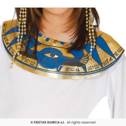 DEGUISEMENT EGYPTIENNE CLEOPATRE BLANC ET OR TAILLE 7-9 ANS