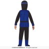 DEGUISEMENT ENFANT NINJA BLEU TAILLE 5-6 ANS