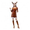 DEGUISEMENT ROBE RENNE LADY DEER TAILLE XS 