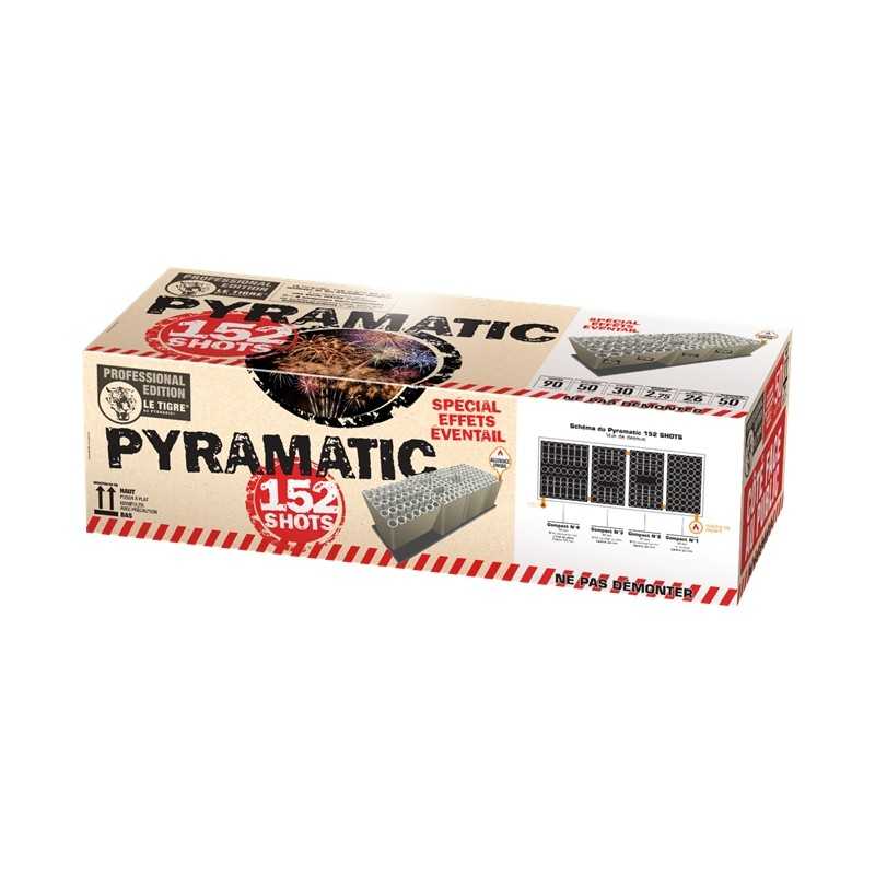 FEU D'ARTIFICE PYRAMATIC 152 TIRS 90 SECONDES 