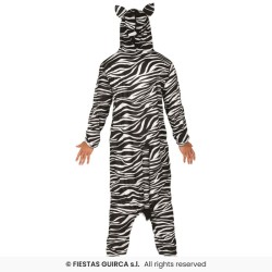 DEGUISEMENT KIGURUMI PYJAMA ZEBRE TAILLE M