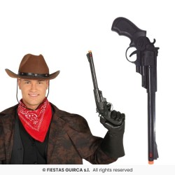 PISTOLET WESTERN COW BOY CANON LARGE 44 CM