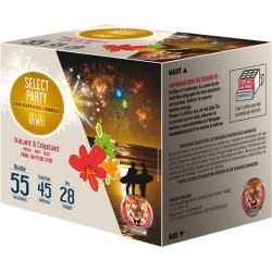 FEU D'ARTIFICE COMPACT HAWAÏ 55 SECONDES