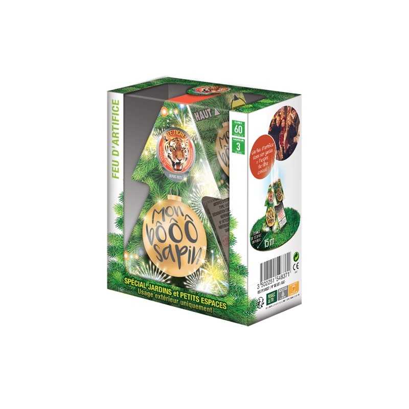 FEU D'ARTIFICE FONTAINE MON BO SAPIN