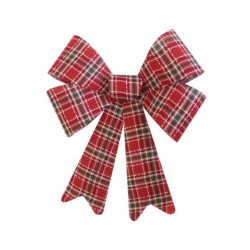 1 NOEUD TARTAN 36.5CM X 50.8CM