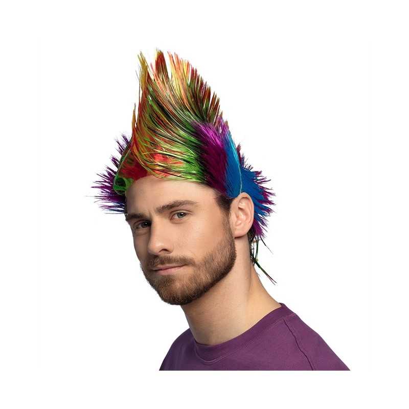 PERRUQUE PUNK MULTICOLORE