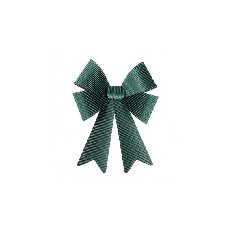 1 NOEUD VELOURS COTELE MAXI VERT SAPIN 50.8CM X 66CM