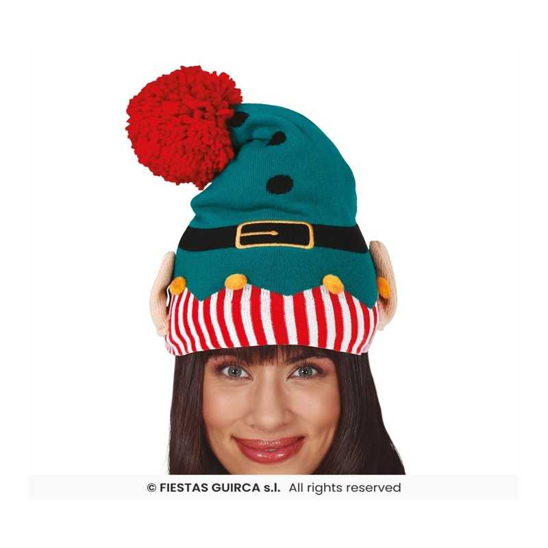 CHAPEAU ELFE AVEC BOULE 