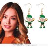 PAIRES DE BOUCLES D'OREILLES NOEL LUTINS
