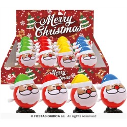 PERSONNAGE DE NOEL QUI SAUTENT 6.5 CM