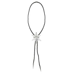 TOUR DE COU LACET NOIR ETOILE DE SHERIFF