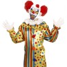 MASQUE LATEX CLOWN TUEUR HALLOWEEN PETIT CHAPEAU ROUGE CHEVEUX ROUGES