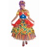 DEGUISEMENT ROBE CLOWN/CARNAVAL TAILLE UNIQUE