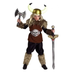 DEGUISEMENT VIKING CEINTURON TETE DE MORT TAILLE 12 ANS