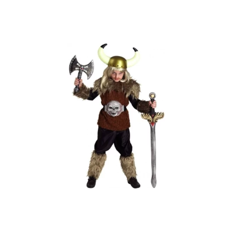 DEGUISEMENT VIKING CEINTURON TETE DE MORT TAILLE 12 ANS