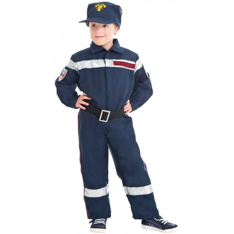 DEGUISEMENT SAPEUR POMPIER TAILLE 4 ANS