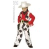 DEGUISEMENT COWBOY EFFET PEAU DE VACHE TAILLE 3-4 ANS